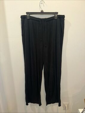 Target Black Women’s Ribbed Drawstring Sleepwear Pants